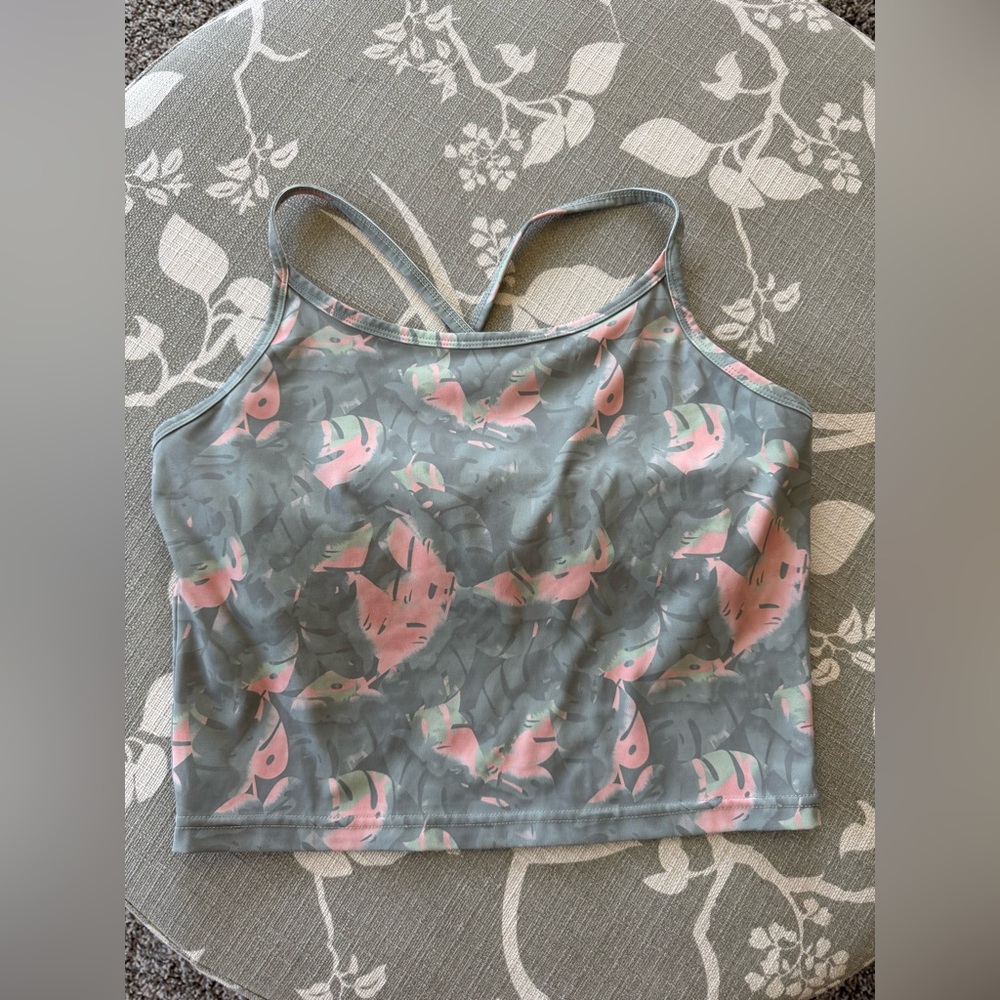 Flex Time Active Crop Tank Top, Size Medium